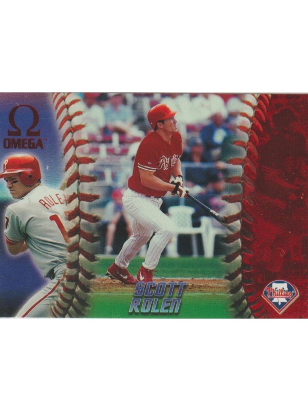 RARE Scott Rolen 1998 Pacific Omega Red Foil Parallel #185